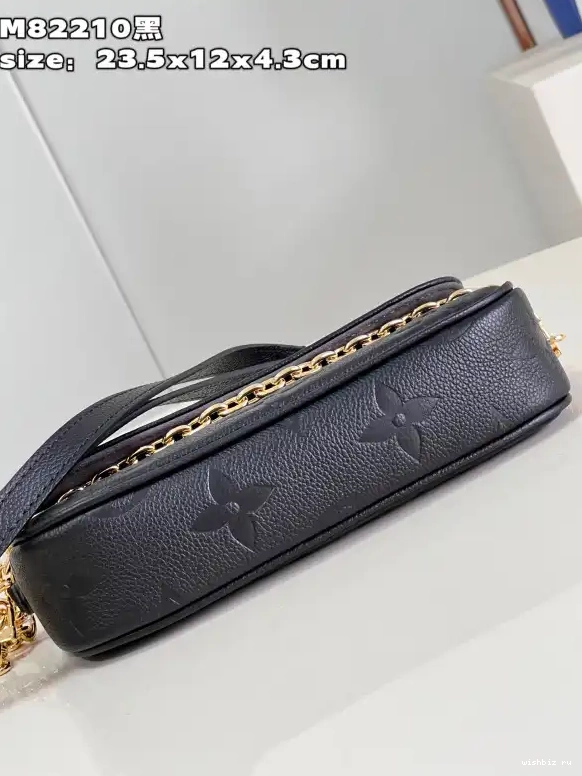 WIS Ivy-23.5*12*4.3cm on Wallet VUITTON Chain LOUIS 0521